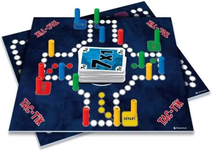 Clementoni - TIK-Tak - Jeu de Société et de Stratégie Passionnant Pour s'Amuser en Famille