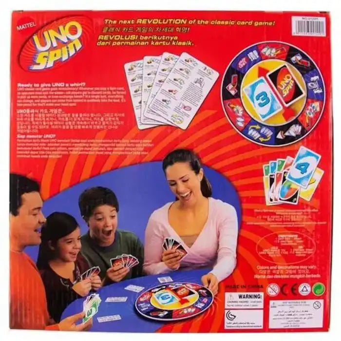 JEU DE CARTES UNO SPIN