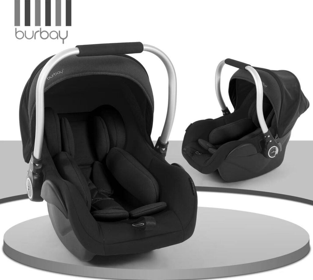 Siège Auto Coque Bébé Burbay avec Canopy et Poignée – Dès la Naissance