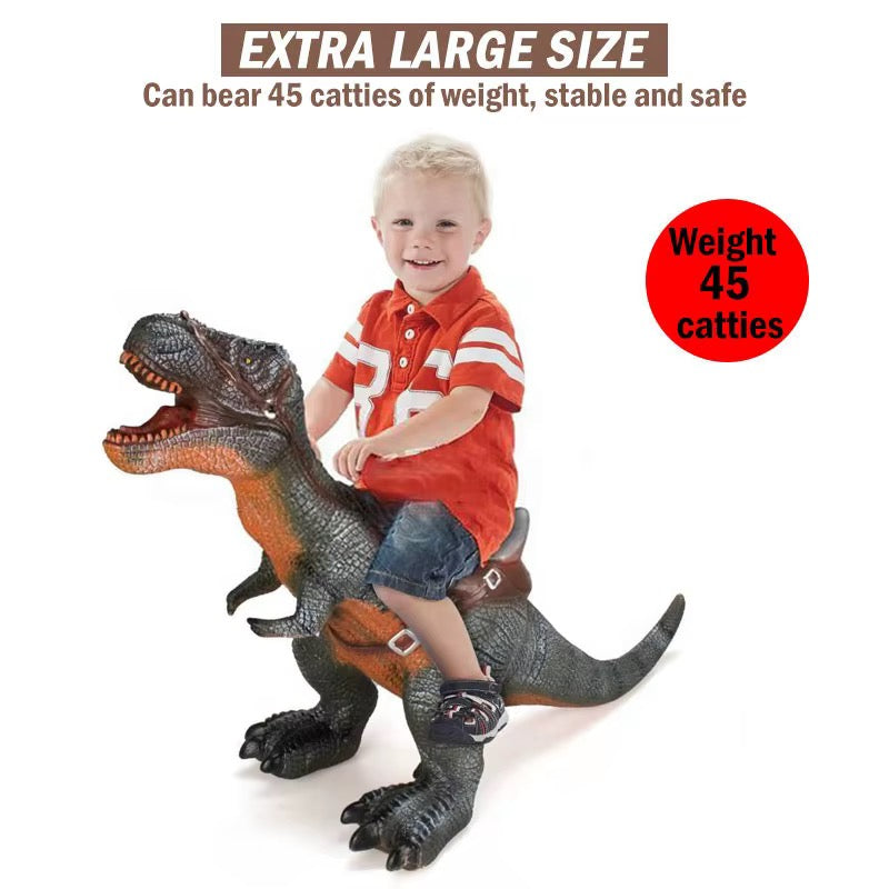 Dinosaure T-Rex Porteur Géant avec Selle & Son Réaliste – 2 Ans et Plus