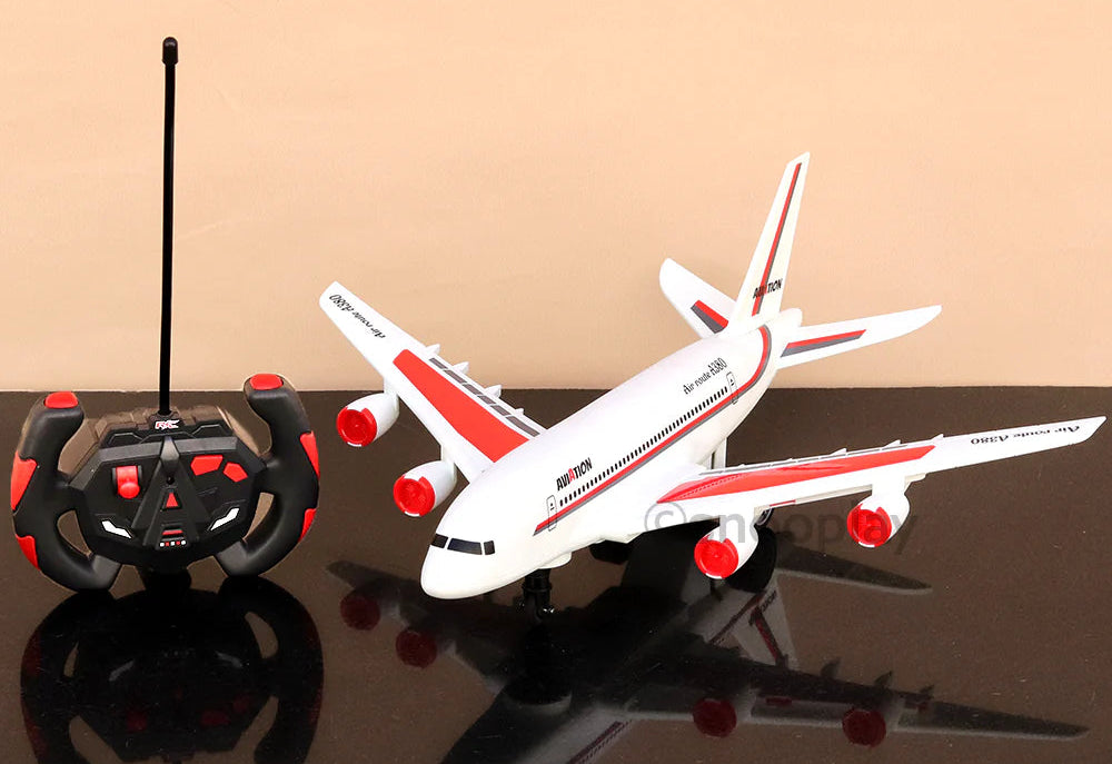 Le modèle JFC GC169-032 est un avion télécommandé de 27 MHz inspiré d'un avion de ligne A380.