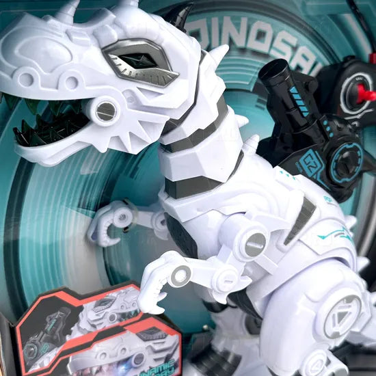 Robot Dinosaure Télécommandé (RC) avec Effet Fumée, Sons et Lumières LED – Jouet Interactif Rechargeable