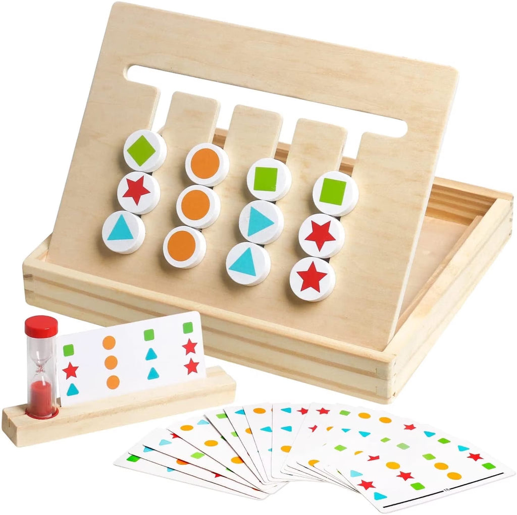 Jeu Logique 4 Couleurs en Bois dès 36 Mois