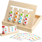 Jeu Logique 4 Couleurs en Bois dès 36 Mois