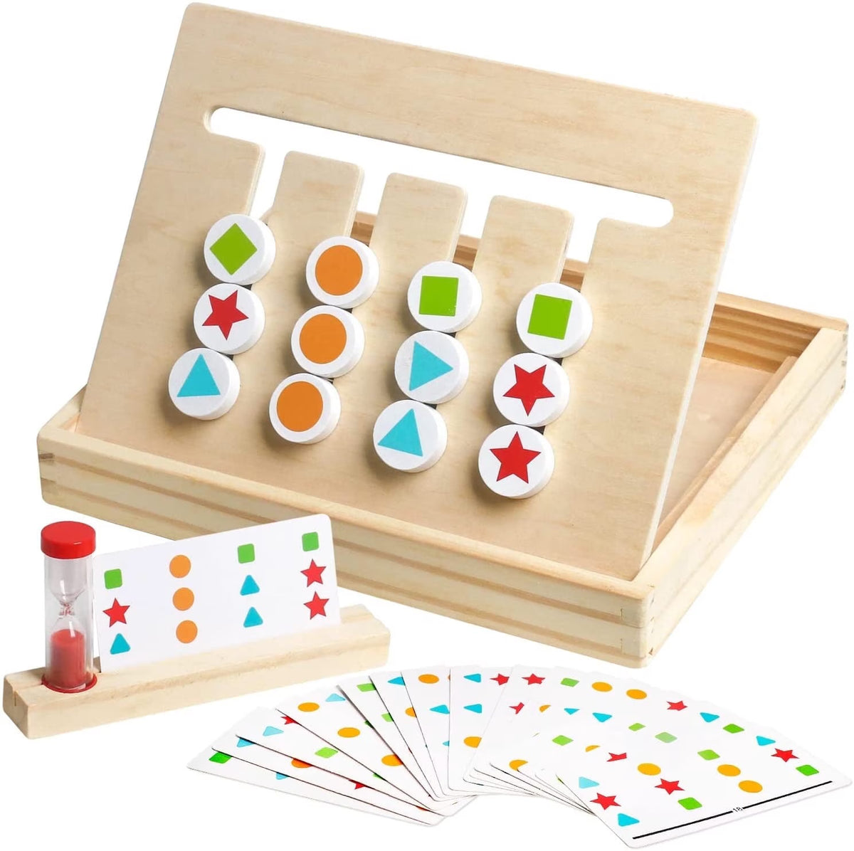 Jeu Logique 4 Couleurs en Bois dès 36 Mois