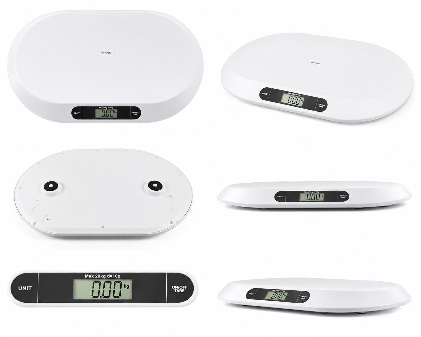 Pèse-Bébé Numérique Électronique – Balance LCD Haute Précision jusqu’à 20 kg
