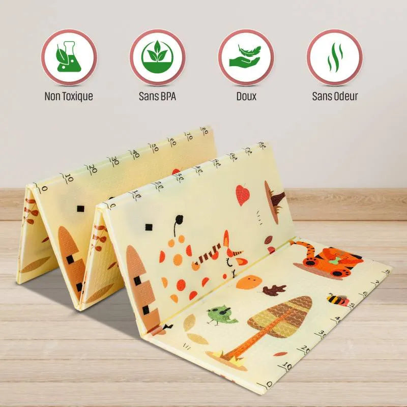 Tapis mousse antichoc pliable bébé 200 X 180 cm