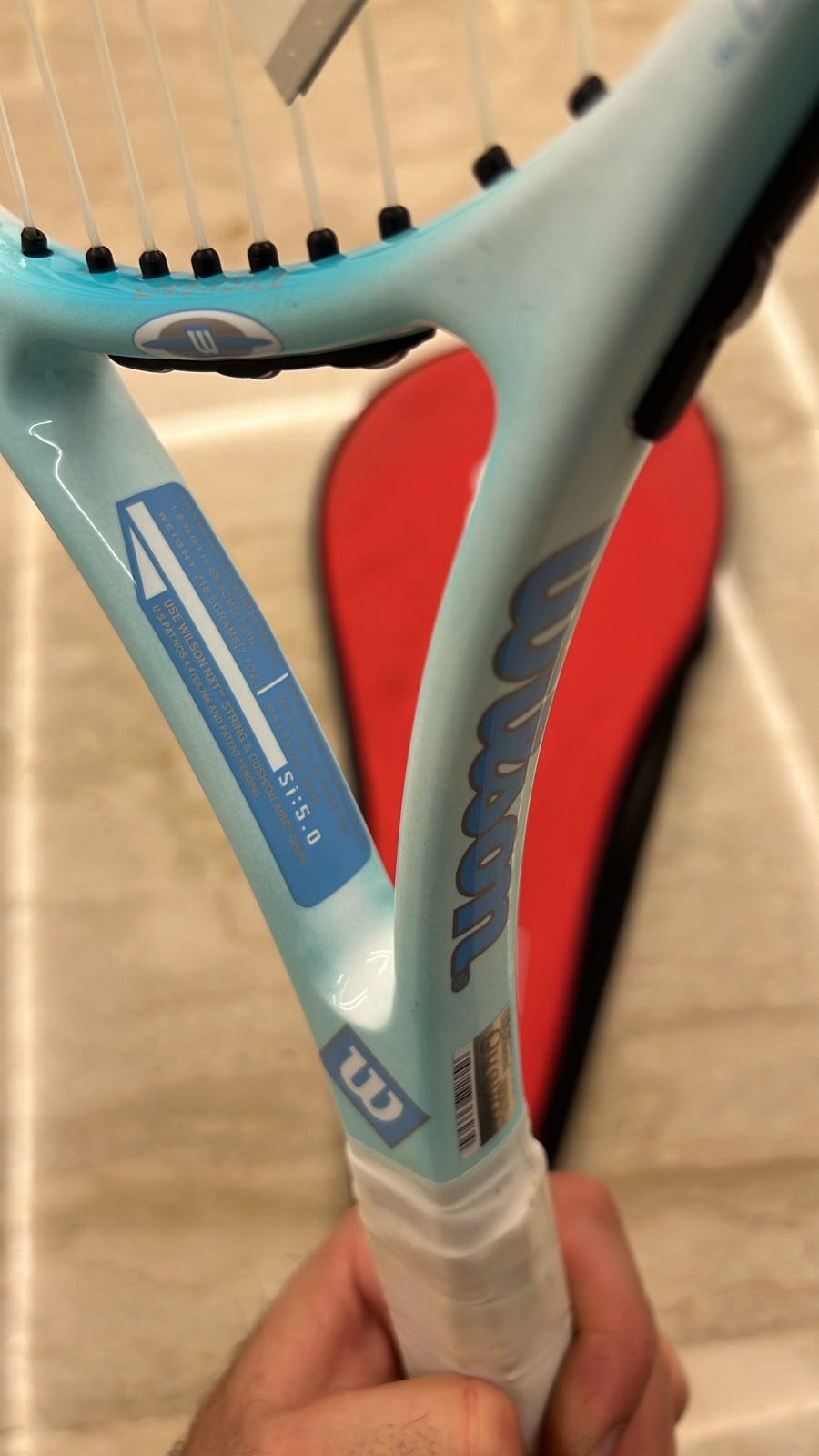 raquettes de tennis WILSON Bleu ciel 218,5