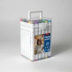 Set de 60 Marqueurs Twin Marker Double Pointe – Couleurs Variées Intenses