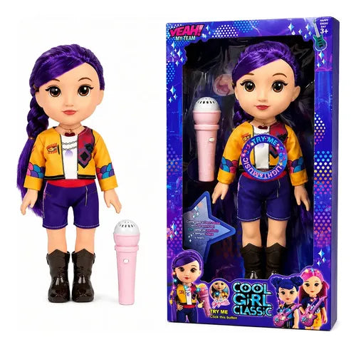 Poupée Chanteuse Cool Girl avec Microphone – Dès 3 Ans
