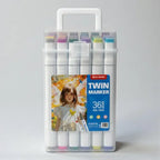 Set de 60 Marqueurs Twin Marker Double Pointe – Couleurs Variées Intenses
