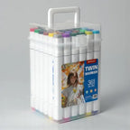 Set de 60 Marqueurs Twin Marker Double Pointe – Couleurs Variées Intenses