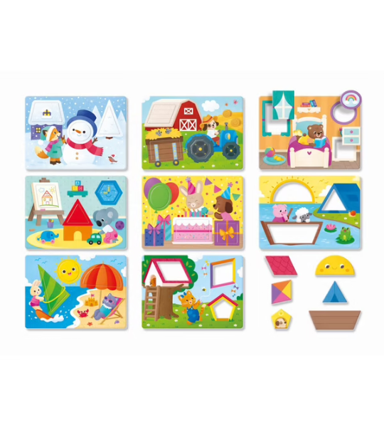 JEU ÉDUCATIF APPRENDRE LES FORMES ET LES COULEURS – CLEMENTONI