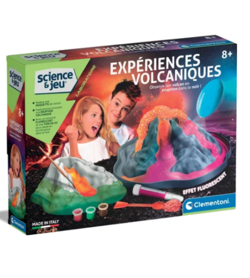 SCIENCE & JEU – EXPERIENCES VOLCANIQUES – CLEMENTONI