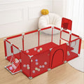 Parc de Jeu Bébé Spacieux et Sécurisé 182×122×64 cm + 30 Balles