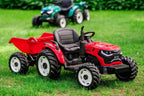 Tracteur Électrique Enfant 12V avec Benne – Style Agricole à Batterie - Vert