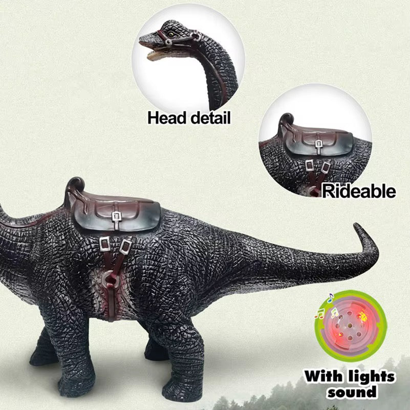 Dinosaure Brachiosaure à Chevaucher pour Enfant – 100 cm avec Sons