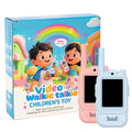 Ensemble de talkies-walkies vidéo pour enfants avec écran – Jouet de communication bidirectionnelle rechargeable pour enfants | Conversation vocale  (lot de 2)