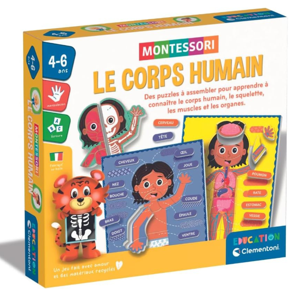 Le corps humain - Montessori
