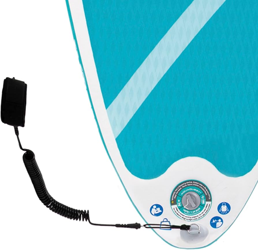 Paddle Gonflable Intex AquaQuest 240 – Pack SUP 8’ avec Pagaie, Pompe & Sac de Transport