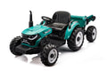 Tracteur Électrique Enfant 12V avec Benne – Style Agricole à Batterie - Vert