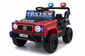 Toyota Électrique Police pour Enfant 1 Place avec LED et Gyrophares – De 1 à 5 Ans - Rouge