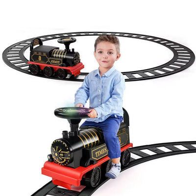 Train Électrique avec Rails, Musique et Lumières