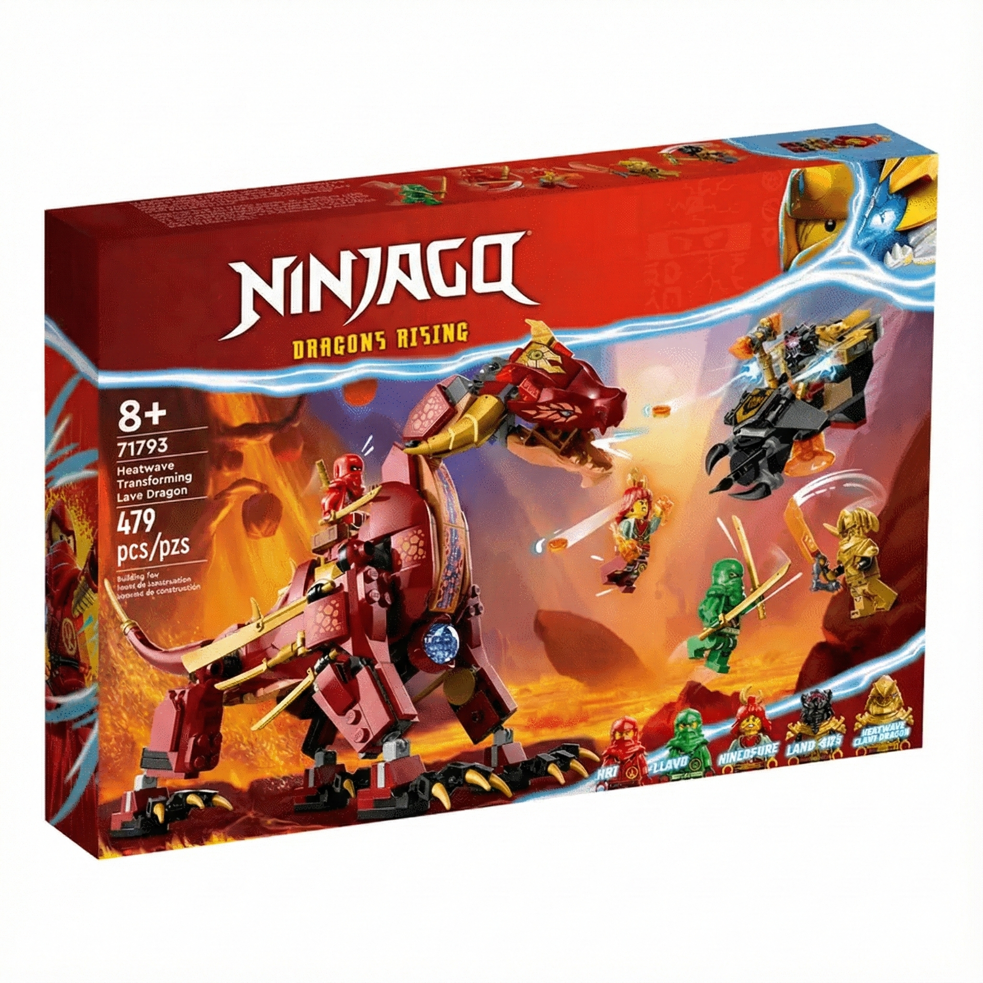 NINJAGO – Le Dragon de Lave Transformable de Heatwave
