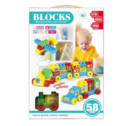 Blocks Educational Toys Series set with 58 pieces
