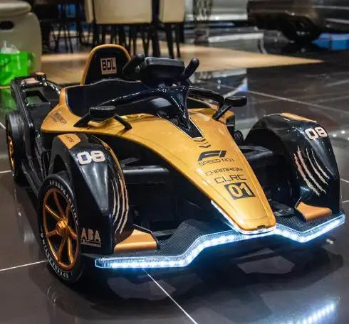Voiture Formula 1 Électrique 2025 12V Dorée
