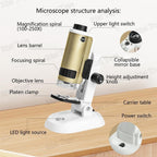Microscope en Alliage 100x–250x dès 6 Ans