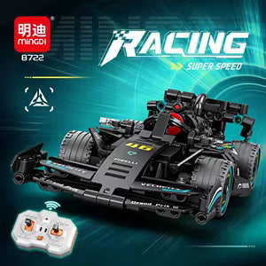 Mingdi 8722 Formula 1 style remote control racing car building set