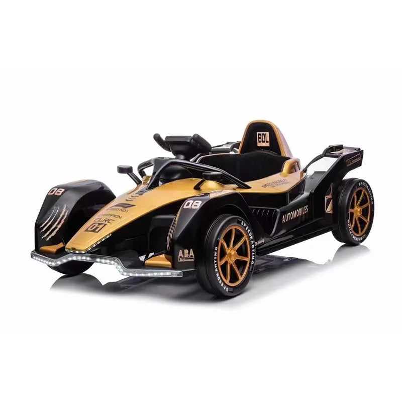 Voiture Formula 1 Électrique 2025 12V Dorée