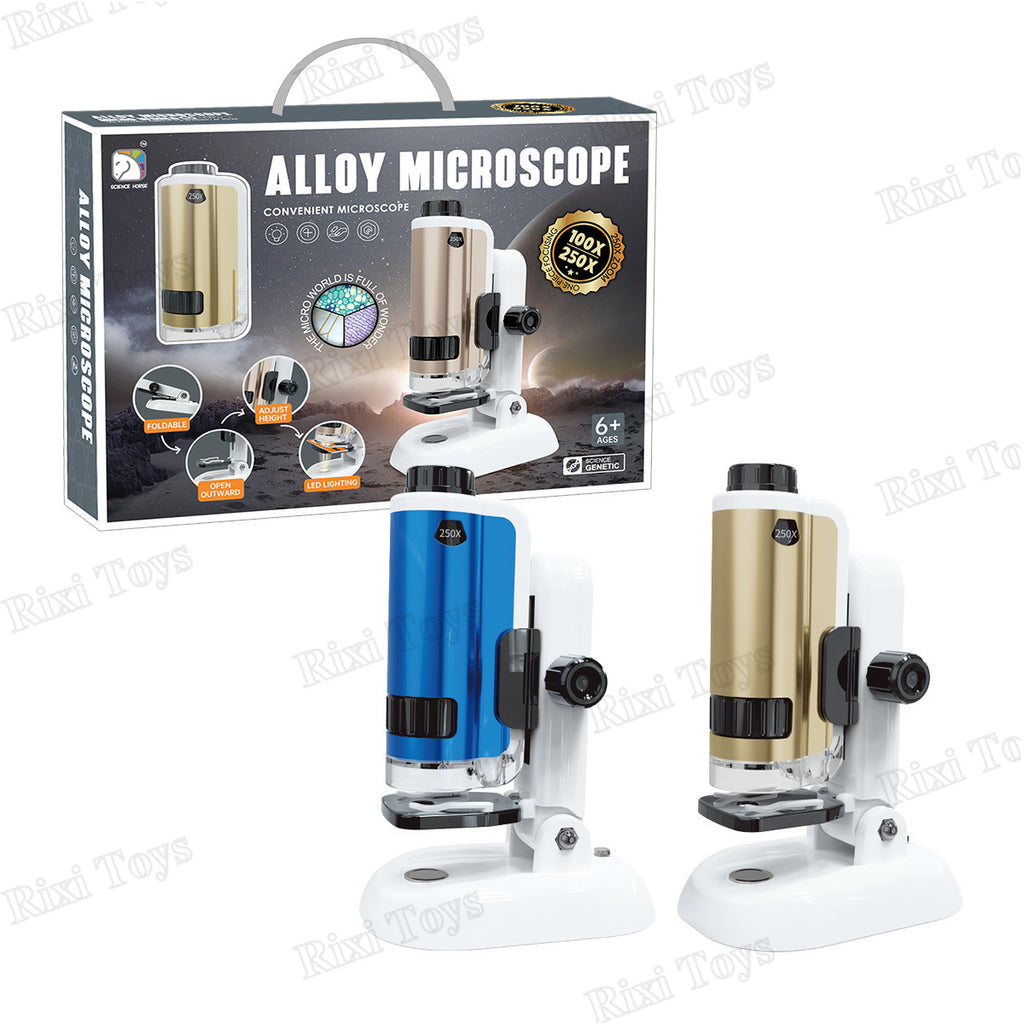 Microscope en Alliage 100x–250x dès 6 Ans