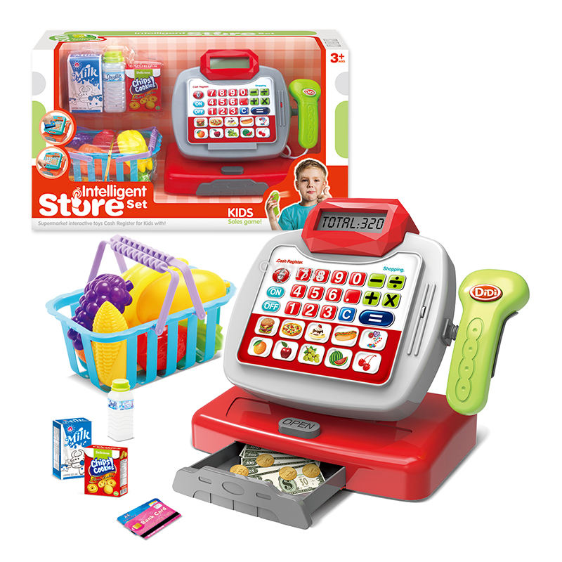 Caisse Enregistreuse Enfant Rose avec Accessoires – Jeu de Marchande