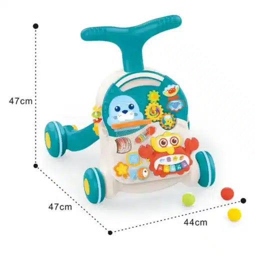 Trotteur et Table d’Activité Interactive 2 en 1 – Huanger