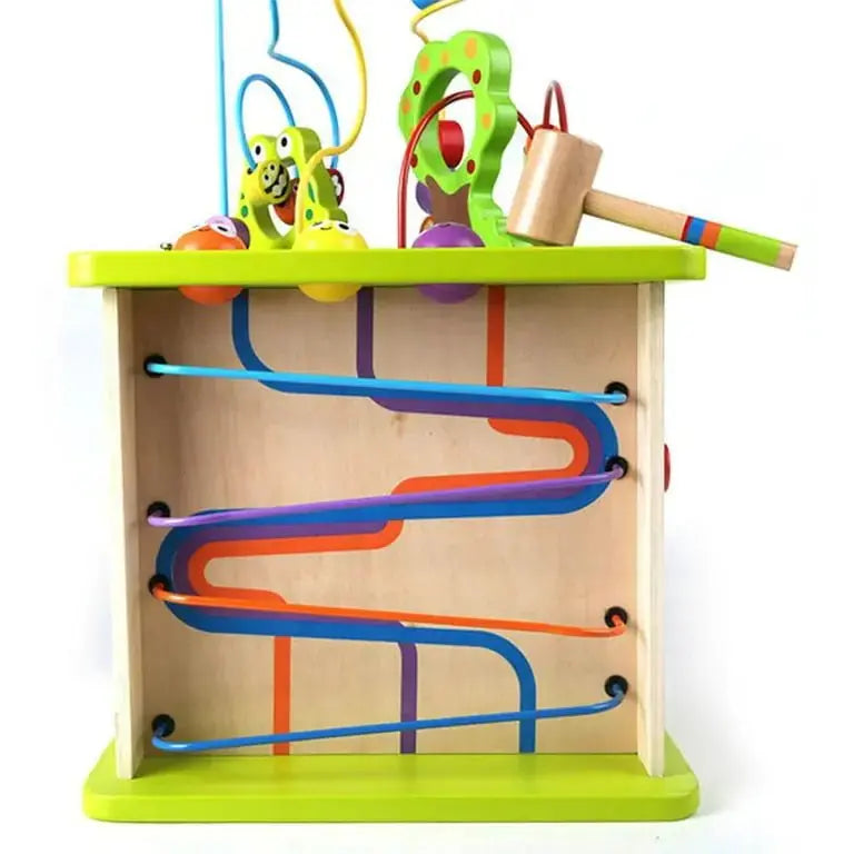 Cube d’Activités en Bois Hape – Animaux de la Ferme