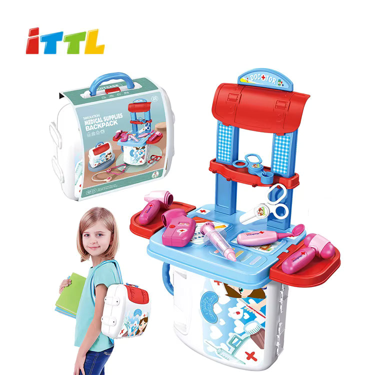 Ensemble de jeu de sac à dos de fournitures médicales de simulation Youjjaxin