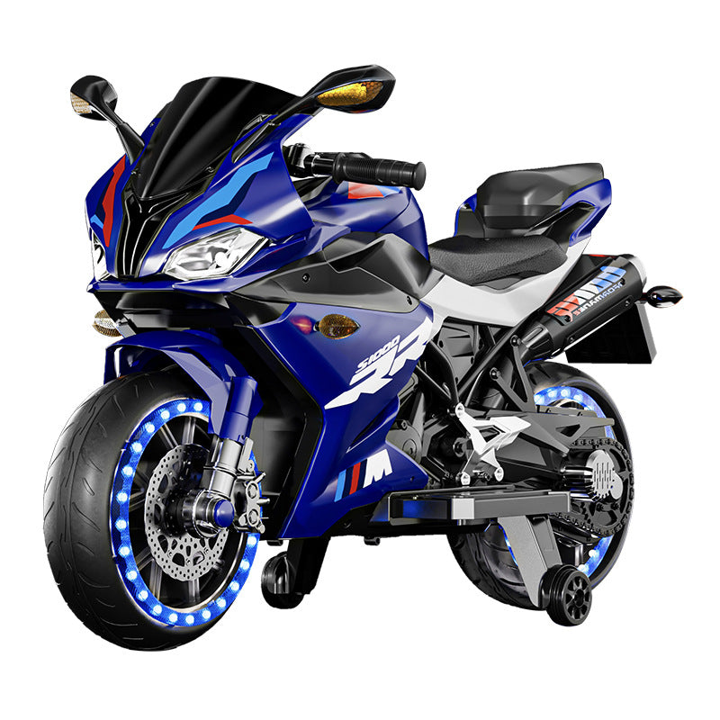 Moto Électrique pour Enfants BMW S1000RR - Bleu