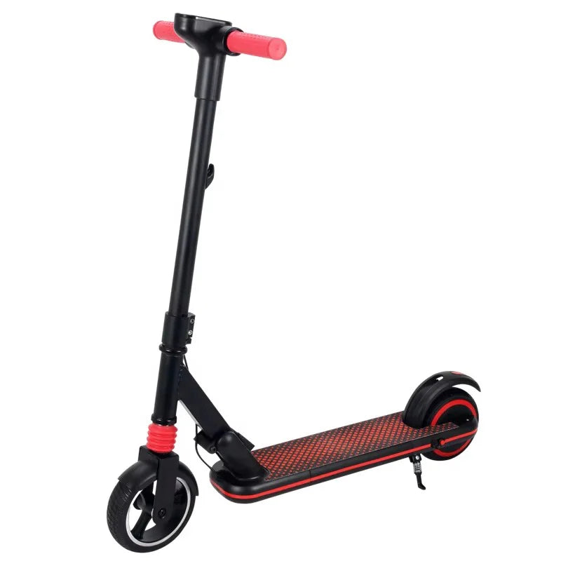 Trottinette Électrique Enfant 24V Pliable - 6 à 13 ans - Noire