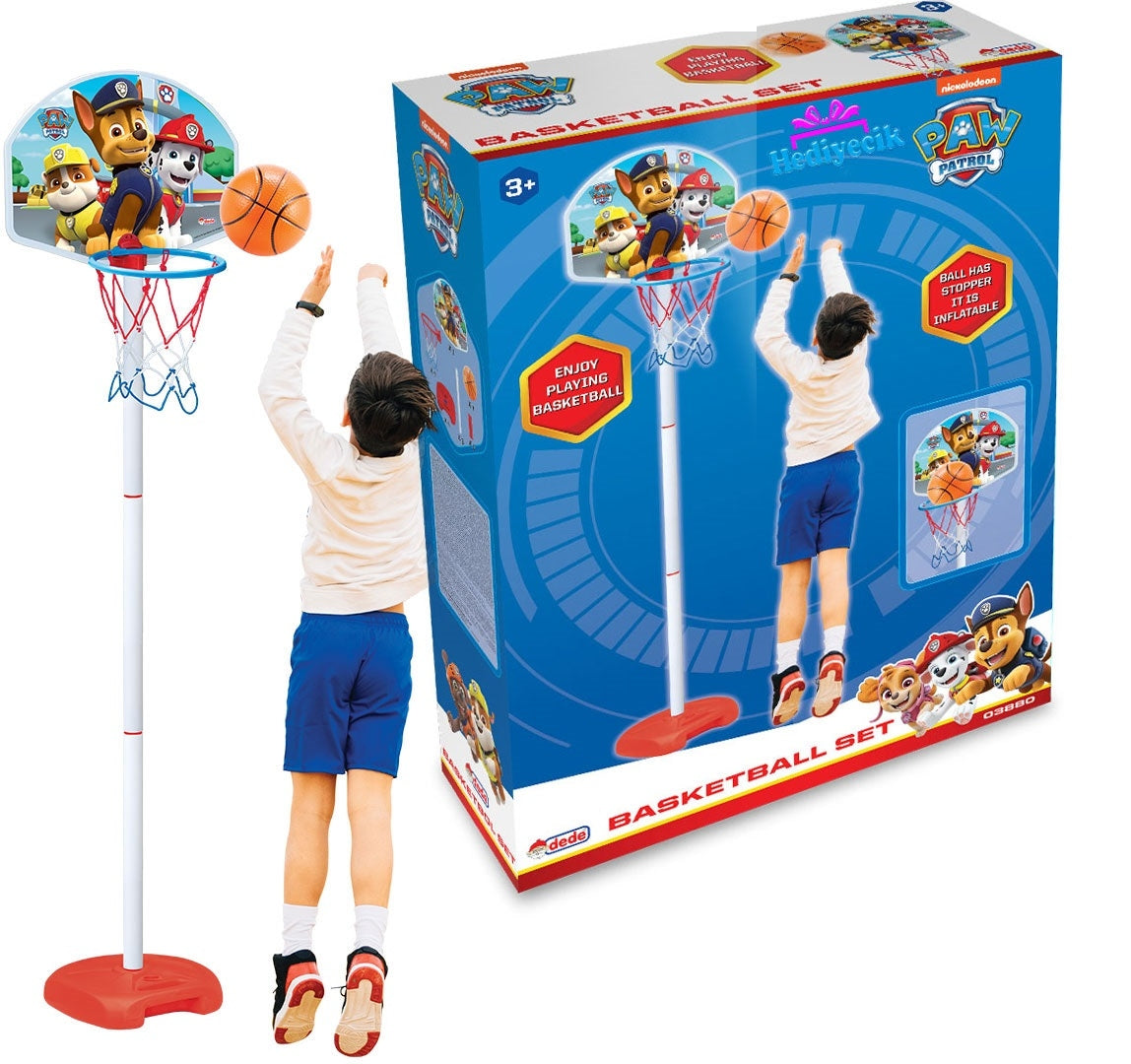Panier de Basket Paw Patrol sur Pied Réglable