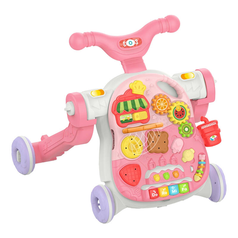 Trotteur 4 En 1 Rose - HUANGER