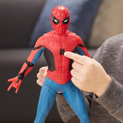 Figurine Spider-Man Far From Home - Hasbro – Articulée avec Sons et Accessoires