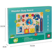Busy Board Montessori en Bois dès 36 Mois
