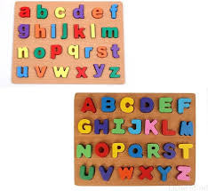 Puzzle en Bois Alphabet Anglais Minuscule