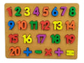 Puzzle en Bois Chiffres 1 à 20 & Calcul
