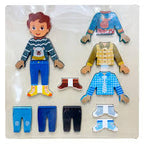 Puzzle Habillage Garçon & Fille en Bois