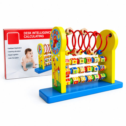 Boulier Éducatif avec Circuit de Motricité dès 36 Mois