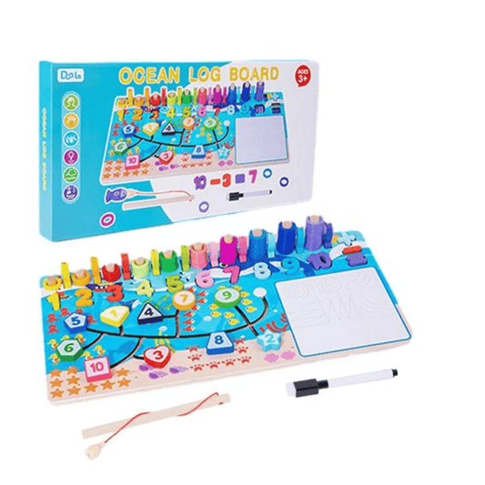 Tableau Éducatif Océan Chiffres & Calcul dès 3 Ans