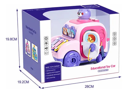 Voiture Éducative Interactive Rose